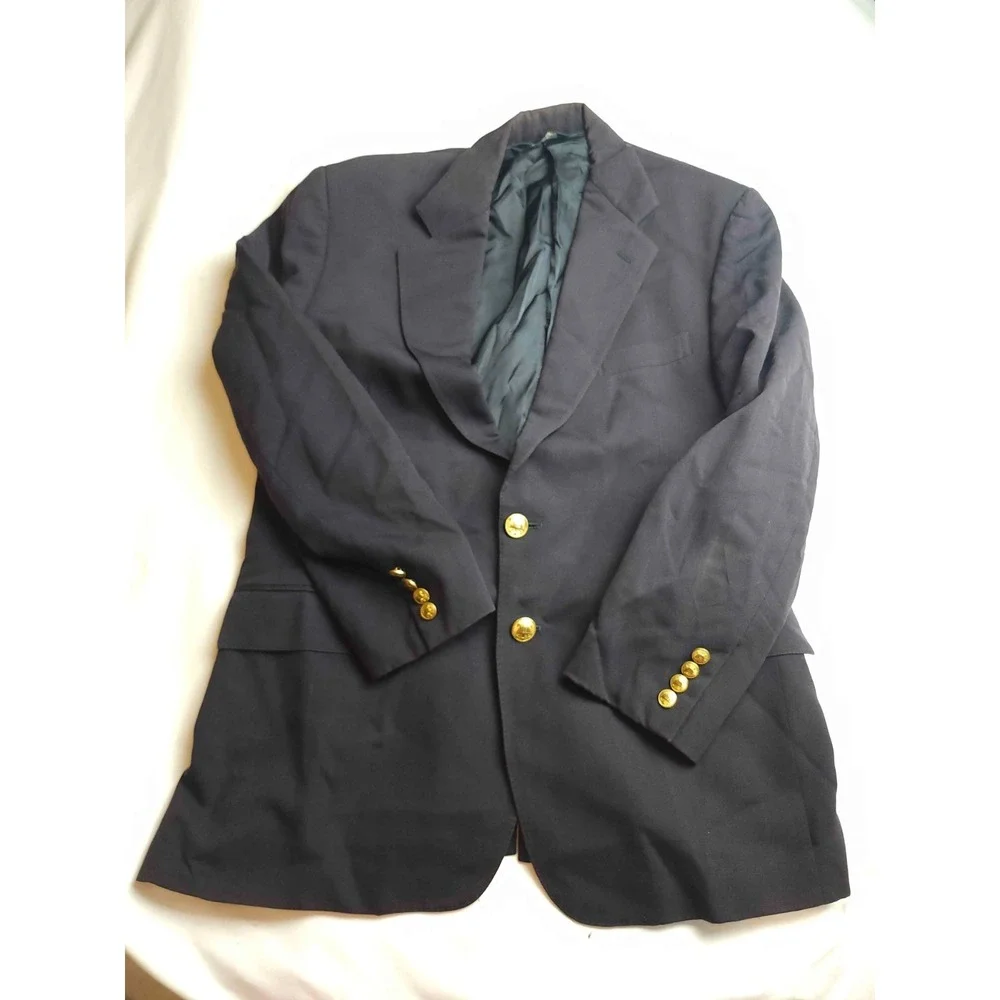 Vintage 80s 90s Polo Ralph Lauren Sport Coat Mens 40R Wool Single Breasted USA